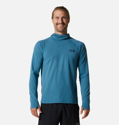 Mountain Hardwear Men's Mountain Stretch Hoody - XL - Blue