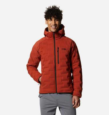 Mountain Hardwear Men's Stretchdown Hoody - XL - Orange