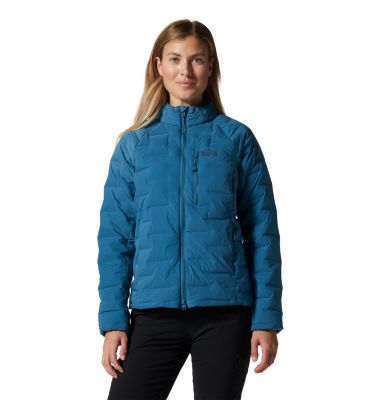 Mountain Hardwear Women's Stretchdown Jacket - L - Blue