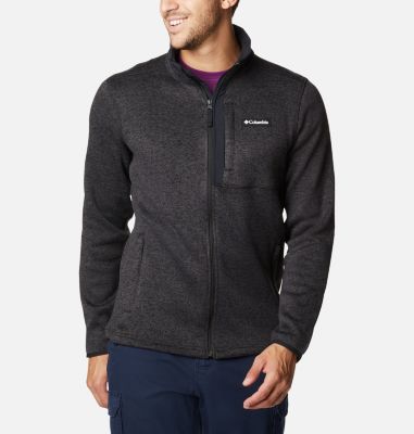 Columbia Men's Sweater Weather Fleece Full Zip Jacket - L - Black