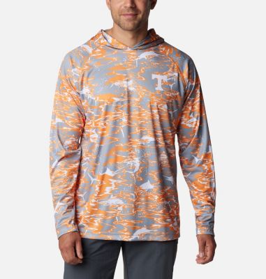 Columbia Men's Collegiate PFG Super Terminal Tackle  Hoodie - Tennessee-