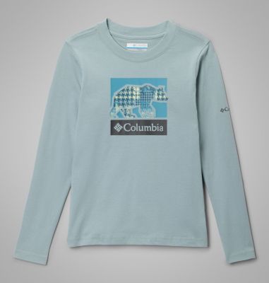 Columbia Girls' Hazeldel Hill  Long Sleeve Graphic T-Shirt-