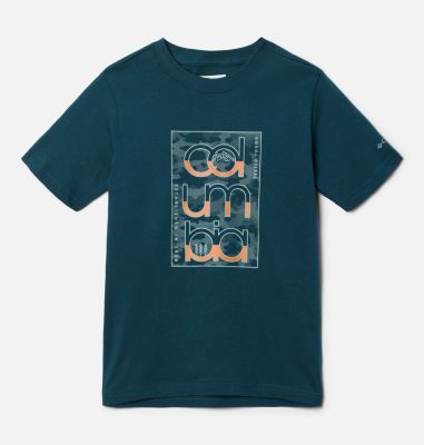 Columbia Boys' Basin Ridge  Short Sleeve Graphic T-Shirt-