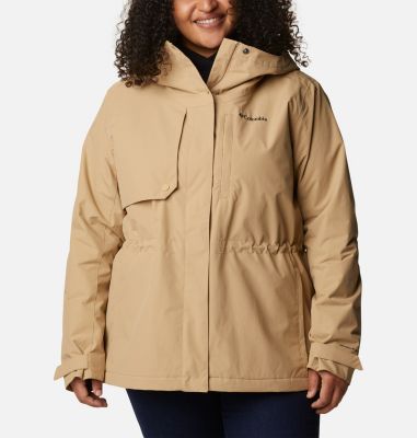 Columbia Women's Hadley Trail Jacket - Plus Size - 1X - Tan