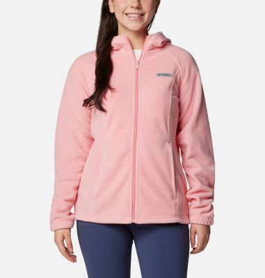 Columbia Women's Benton Springs Full Zip Fleece Hoodie - S - Pink