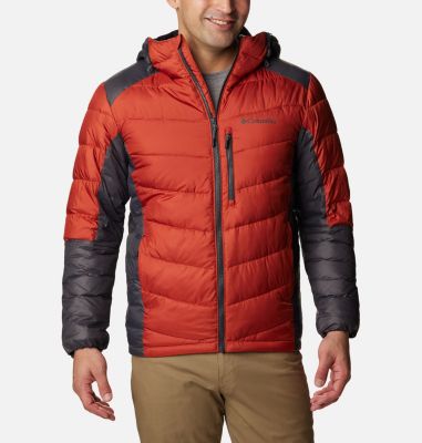 Columbia Men's Labyrinth Loop Insulated Hooded Jacket - S - Red