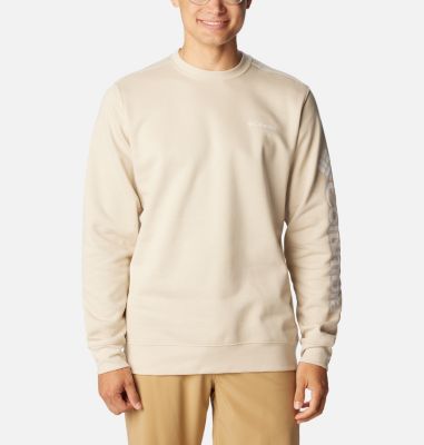 Columbia Men's Columbia Trek Crew Sweatshirt - XXL - Beige  Dark