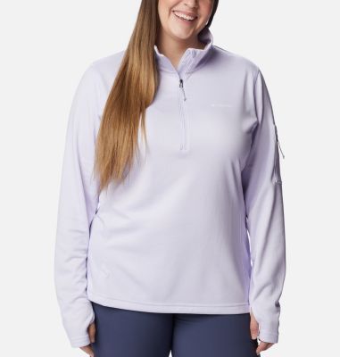 Columbia Women's Park View  Grid 1/2 Zip Fleece Pullover - Plus Size- product image