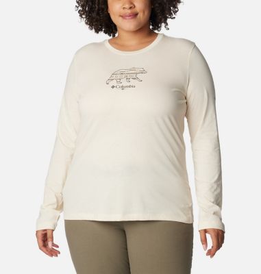 Columbia Women's Hidden Haven  Long Sleeve T-Shirt - Plus Size-