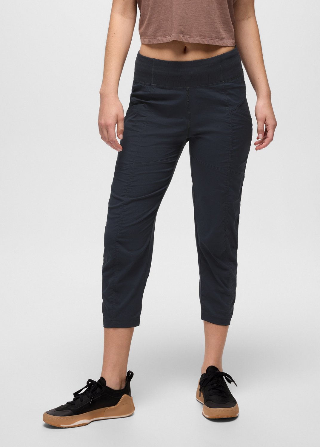 Womens prAna Koen Capri - Black