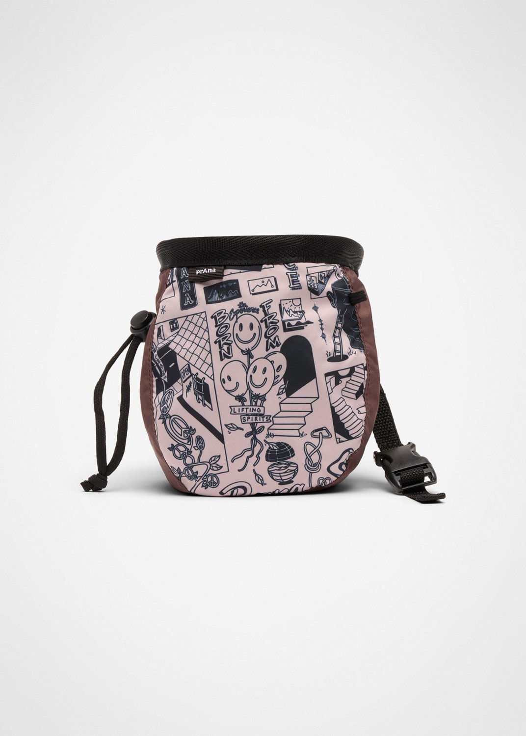 Gender Neutral prAna Graphic Chalk Bag - Mocha Downtown