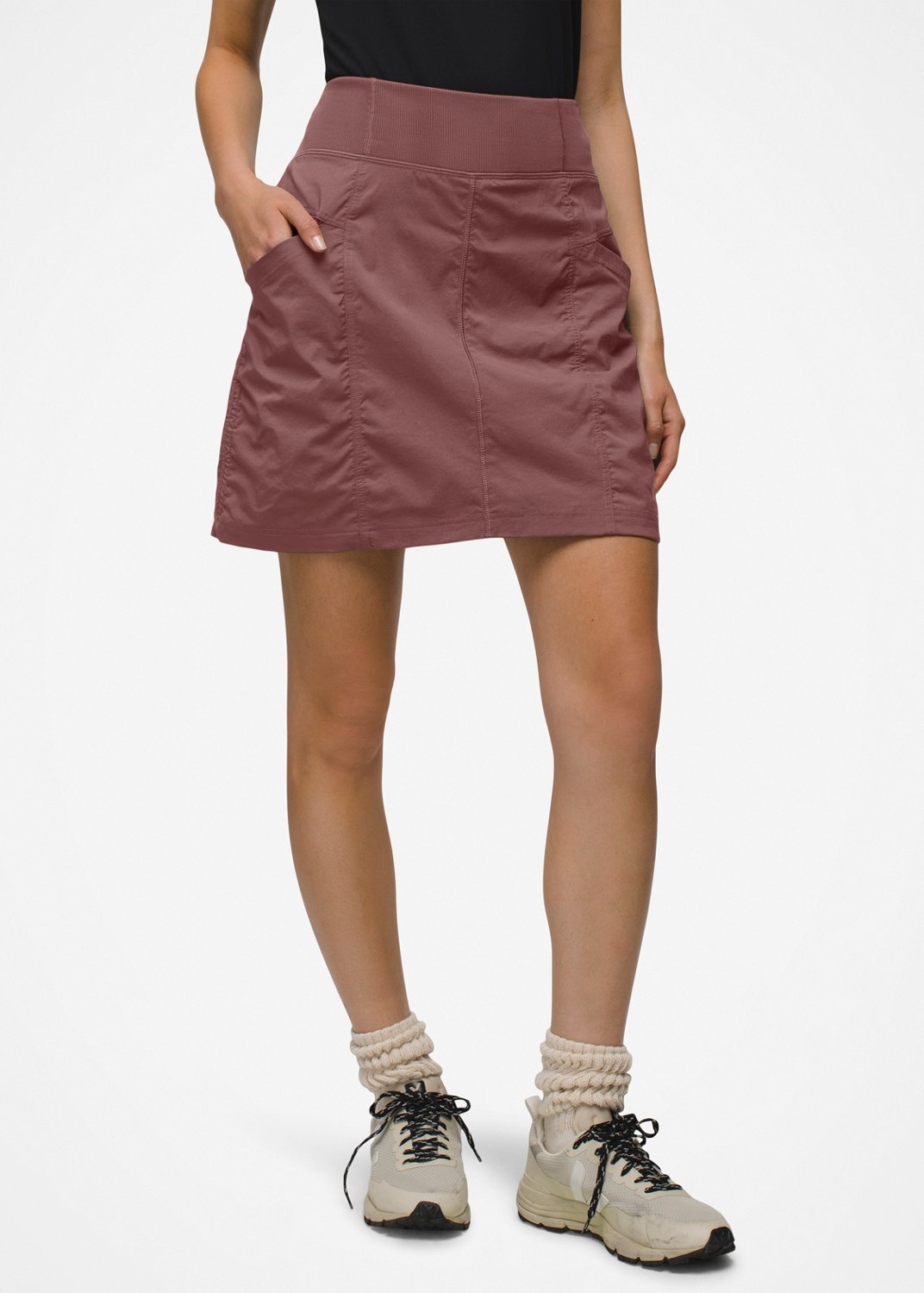 Womens prAna Koen Skort - Carob