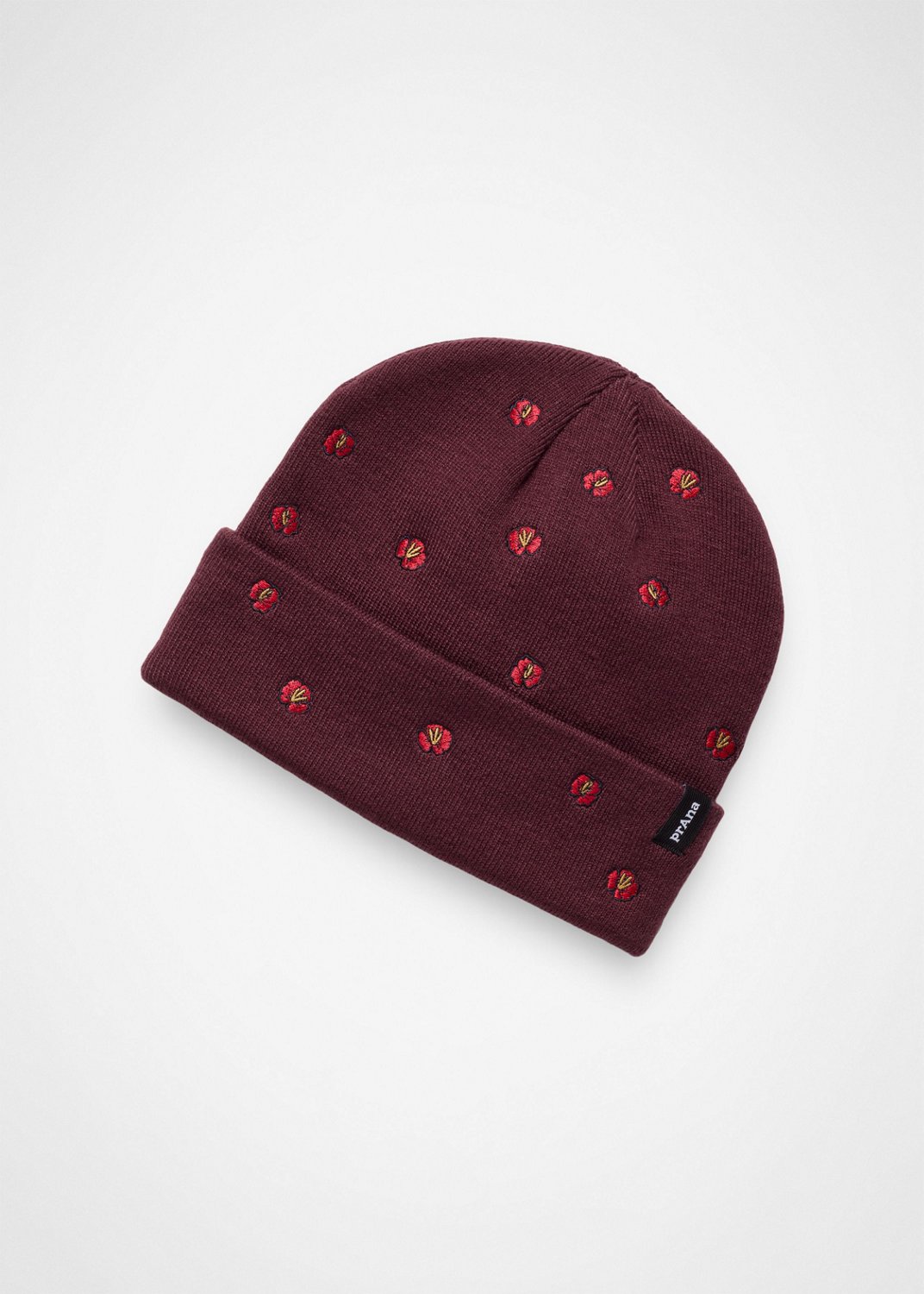 Gender Neutral prAna Wild Now Beanie - Vino Poppy