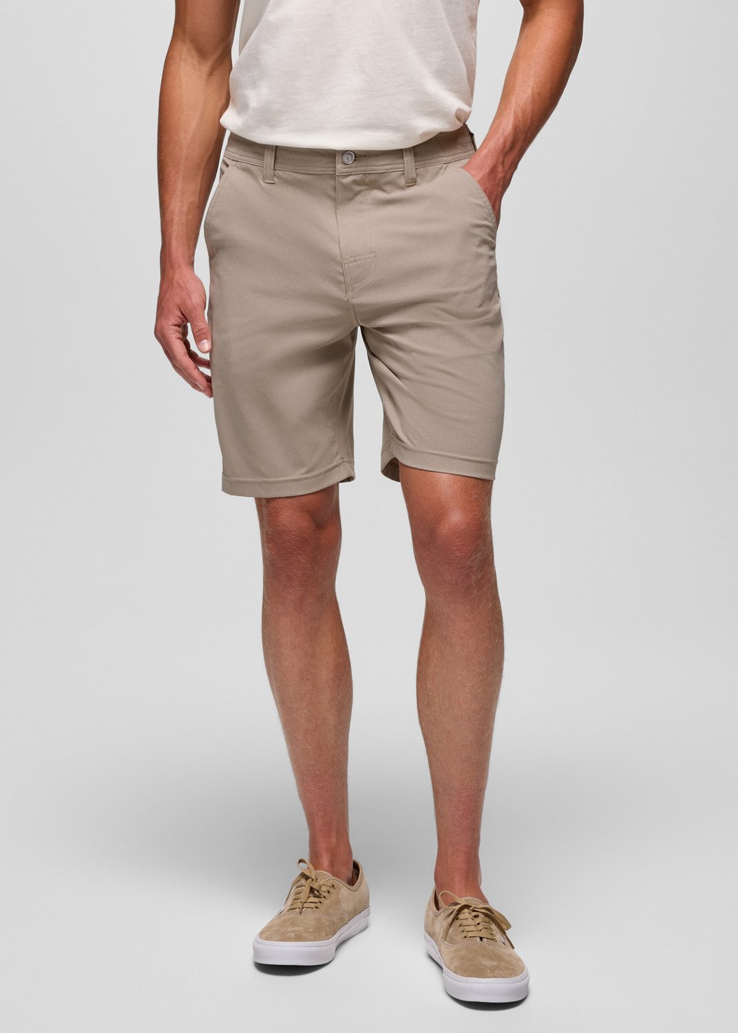 Mens prAna Hybridizer Short - Sandbar