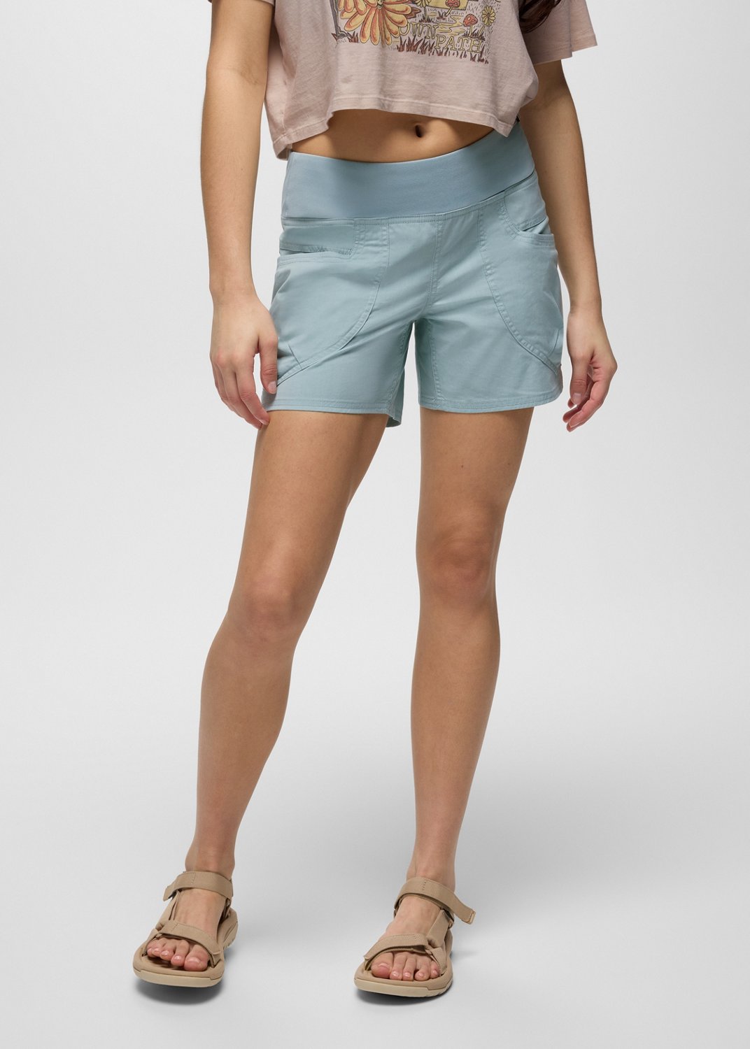 Womens prAna Kanab Short - Saltwater