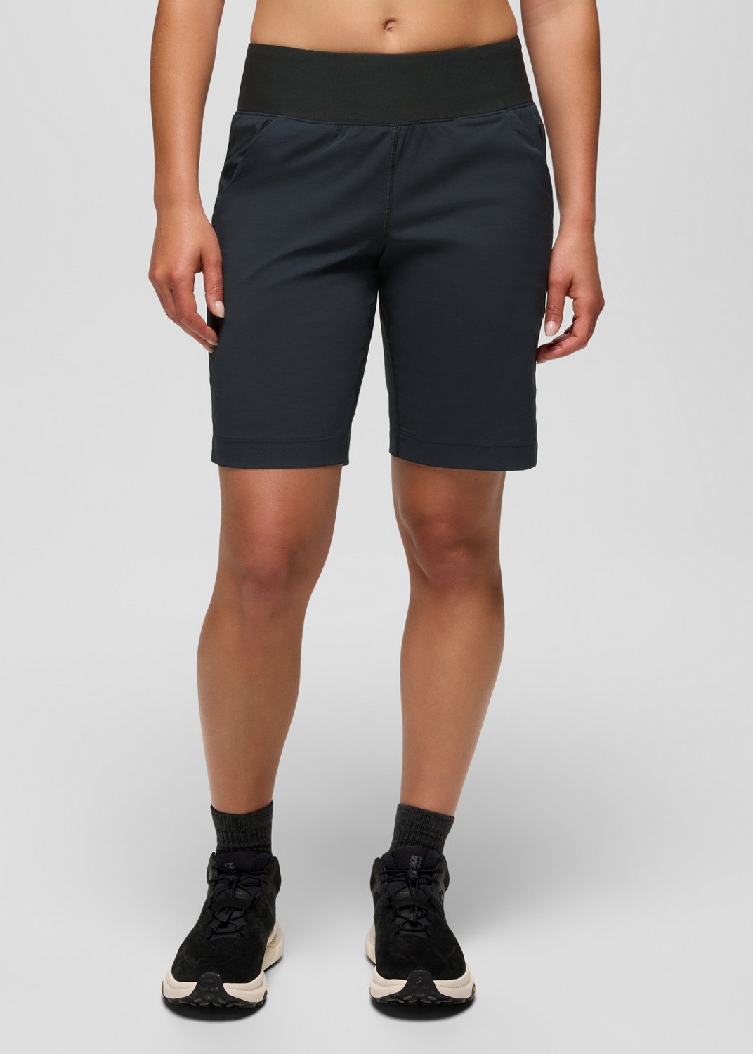 Womens prAna Koen Flat Front Short - Black