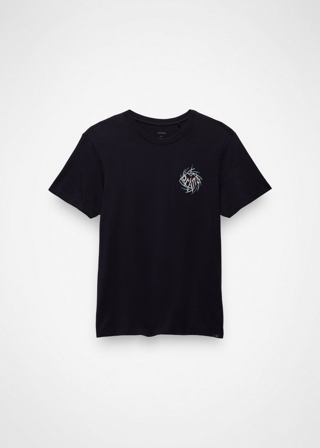 Gender Neutral prAna Heritage Graphic Short Sleeve Tee - Black Universe