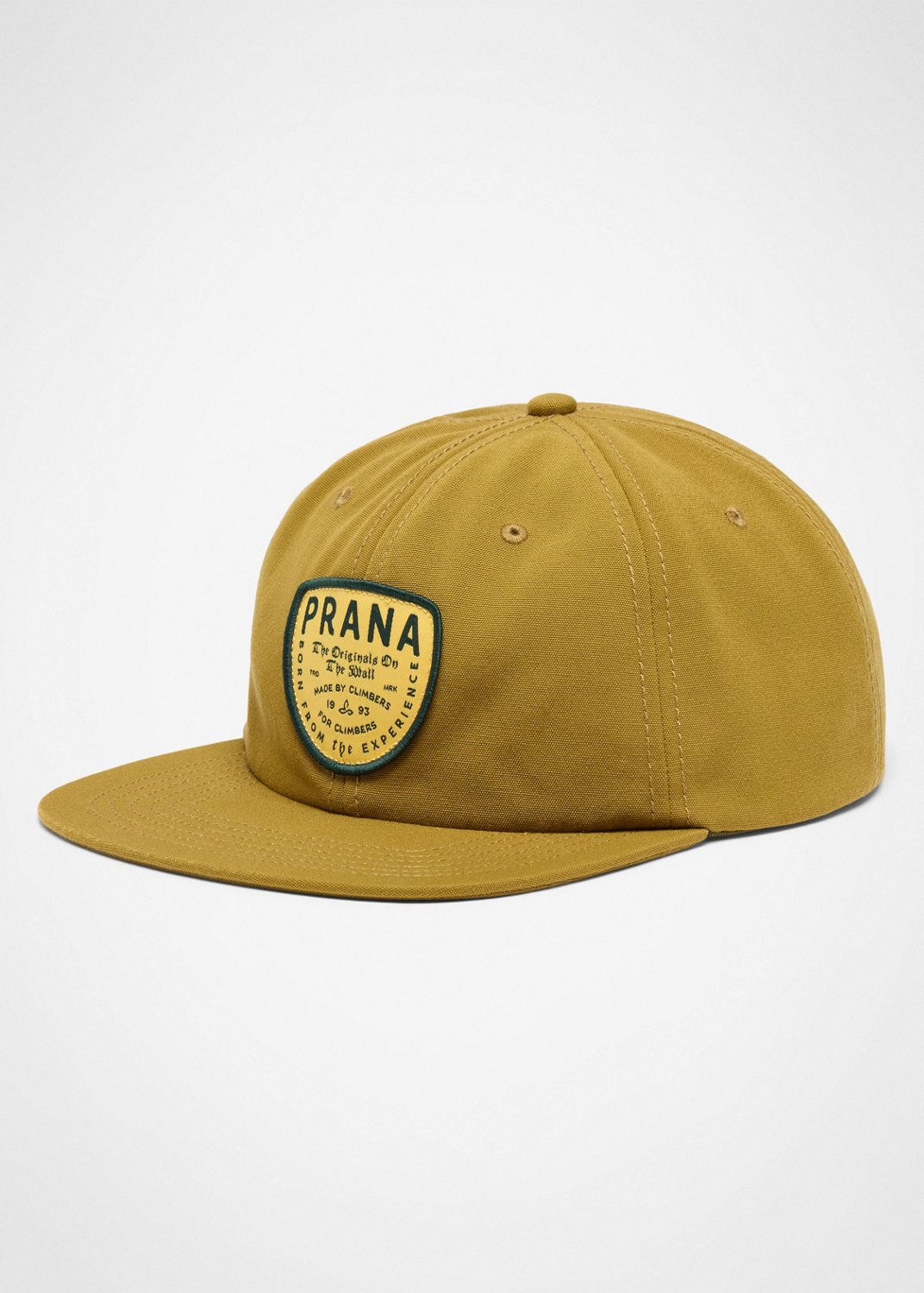 Gender Neutral prAna Gazin Patch Hat - Retro Olive Emblem