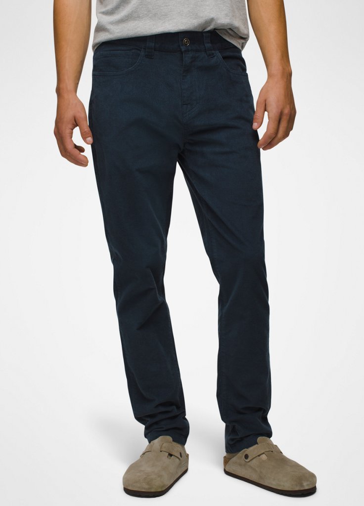 Mens prAna Campfire Cord Pant - Stormy Night