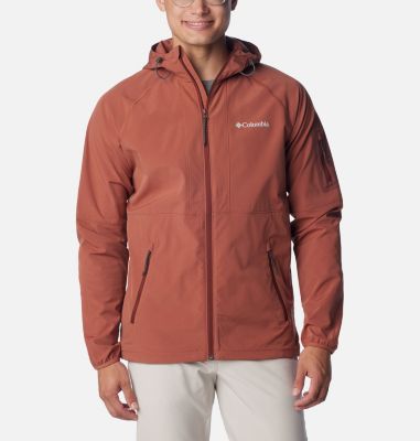 Columbia Men's Tall Heights Hooded Softshell Jacket - XXL - Brown