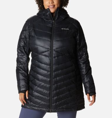 Columbia Women's Joy Peak Mid Insulated Hooded Jacket - Plus Size