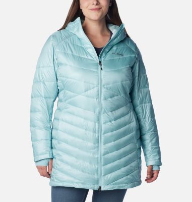Columbia Women's Joy Peak Mid Insulated Hooded Jacket - Plus Size