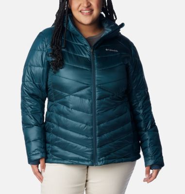 Columbia Women's Joy Peak Insulated Hooded Jacket - Plus Size -