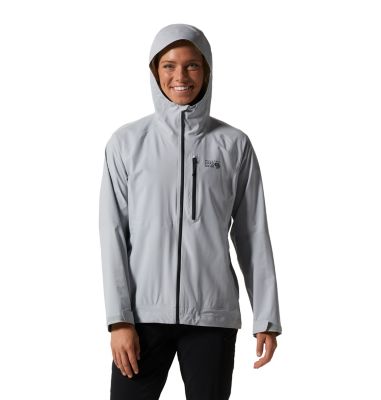 Mountain Hardwear Women's Stretch Ozonic Jacket - L - Grey
