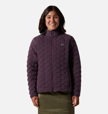 Mountain Hardwear Women's Stretchdown Light Jacket - L - Purple