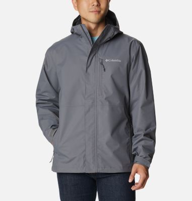 Columbia Men's Hikebound Rain Jacket - XL - Grey
