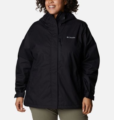 Columbia Women's Hikebound Rain Jacket - Plus Size - 1X - Black