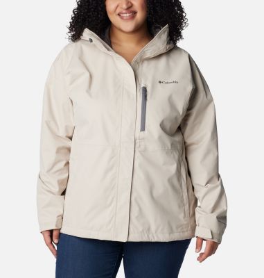 Columbia Women's Hikebound Rain Jacket - Plus Size - 3X - White
