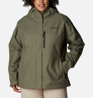 Columbia Women's Hikebound Rain Jacket - Plus Size - 3X - Green