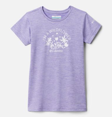 Columbia Girls' Mission Peak Short Sleeve Graphic T-Shirt - S -