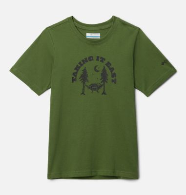 Columbia Boys' Valley Creek Short Sleeve Graphic T-Shirt - S -