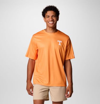 Columbia Men's Collegiate PFG Terminal Tackle  Short Sleeve Shirt - Tennessee-