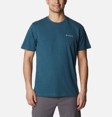 Columbia Men's Thistletown Hills Short Sleeve Shirt - M - Blue