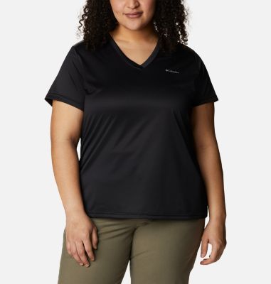 Columbia Women's Columbia Hike  Short Sleeve V Neck Shirt - Plus Size-