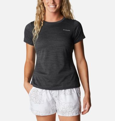 Columbia Women's Alpine Chill Zero Short Sleeve Shirt - L - Black