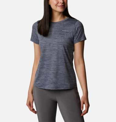 Columbia Women's Alpine Chill Zero Short Sleeve Shirt - L - Blue