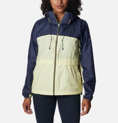 Columbia Women's Alpine Chill Windbreaker Jacket - L - BlueYellow