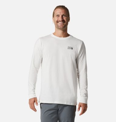 Mountain Hardwear Men's Box Logo Long Sleeve - M - White