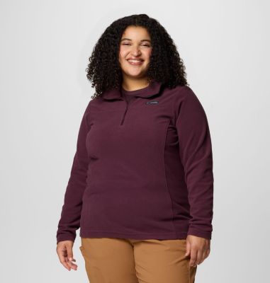 Columbia Women's Lake Aloha  Half Zip Fleece Pullover - Plus Size-