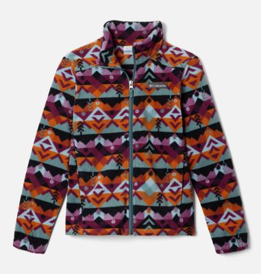 Columbia Boys' Castle Dale Printed Full Zip Fleece-