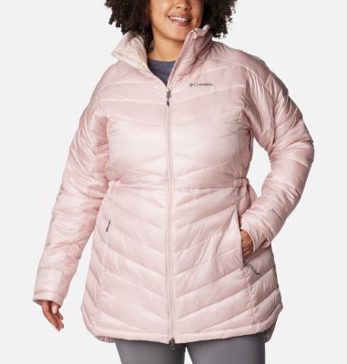 Columbia Women's Joy Peak Mid Jacket - Plus Size - 3X - Pink