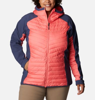 Columbia Women's Powder Lite  Hybrid Hooded Jacket - Plus Size- product image