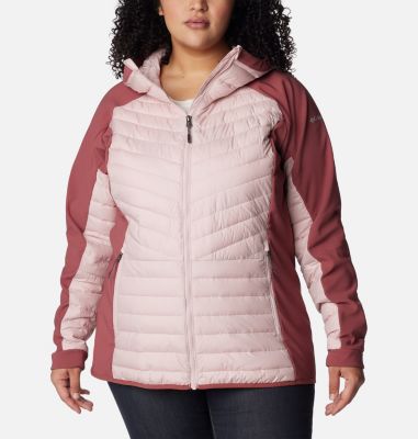 Columbia Women's Powder Lite Hybrid Hooded Jacket - Plus Size -