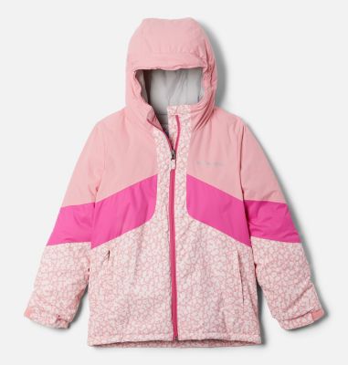Columbia Girls' Horizon Ride II Jacket - XL - PinkPrints