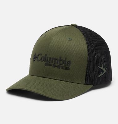 Columbia PHG Logo Mesh Ball Cap - High Crown - S/M - Green