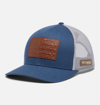 Columbia PHG Leather Game Flag Snap Back Cap- High Crown-
